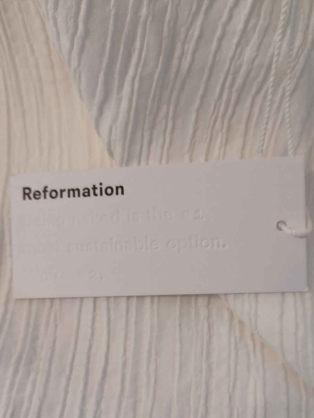 Reformation Mallory White Pleated Cami and Shorts Set Size 8.  NWT! - Picture 7 of 8